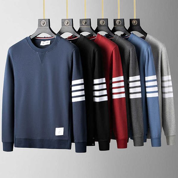 men's hoodies sweatshirts tb autumn trend four bar stripe long sleeve pullover sweater couple fashion men's pure cotton casual fas, Black
men's hoodies sweatshirts tb autumn trend four bar stripe long sleeve pullover sweater couple fashion men's pure cotton casual fas, Black
