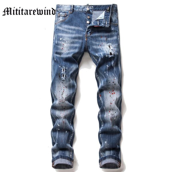 men's jeans men hole distressed high street y2k pants casual wash ripped design hip hop stack fashion debun male ins trousers 230825, Blue
men's jeans men hole distressed high street y2k pants casual wash ripped design hip hop stack fashion debun male ins trousers 230825, Blue