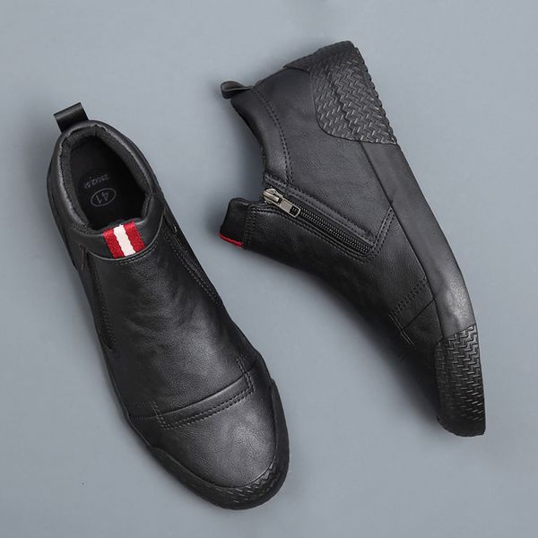 boots men's simple boots fashion korean joker high casual shoes side zipper flat heel boots mg56569 230825, Black
boots men's simple boots fashion korean joker high casual shoes side zipper flat heel boots mg56569 230825, Black