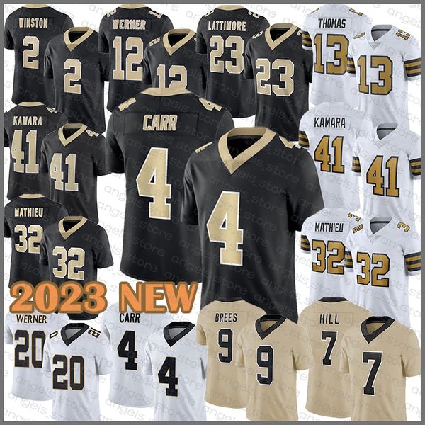 4 derek carr football jersey new orleanses saints 41 alvin kamara tyrann mathieu jameis winston chris olave marshon lattimore jamaal william, Black;red
4 derek carr football jersey new orleanses saints 41 alvin kamara tyrann mathieu jameis winston chris olave marshon lattimore jamaal william, Black;red