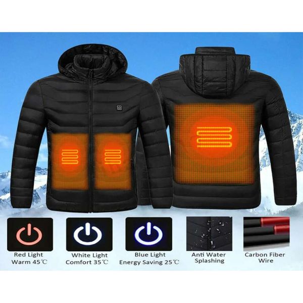 s4xl usb electric heated jackets mens down cotton winter outdoor women coat heating hooded jacket warm thermal clothing skiing6443869374, Black
s4xl usb electric heated jackets mens down cotton winter outdoor women coat heating hooded jacket warm thermal clothing skiing6443869374, Black