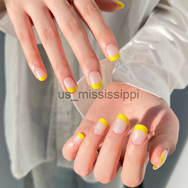 false nails 24pcs false nails simple yellow french full cover fake nail stickers short square artificial manicure nail tips press on nails x, Red;gold
false nails 24pcs false nails simple yellow french full cover fake nail stickers short square artificial manicure nail tips press on nails x, Red;gold
