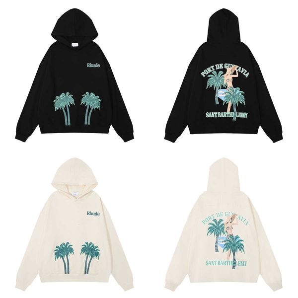 meichao rhude coconut beach beauty print high weight pure cotton terry loose relaxed hoodie sweater, Black
meichao rhude coconut beach beauty print high weight pure cotton terry loose relaxed hoodie sweater, Black