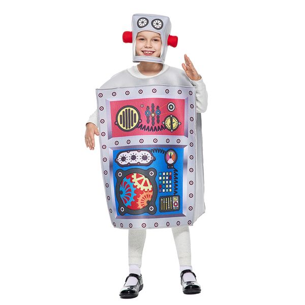 cosplay arrival child halloween costumes kids cute robot costume jumpsuits with hat birthday party carnival stage performance 230825, Blue
cosplay arrival child halloween costumes kids cute robot costume jumpsuits with hat birthday party carnival stage performance 230825, Blue