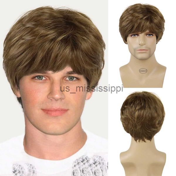 synthetic wigs gnimegil synthetic fashion korean hairstyle young men boys wig short straight brown wig with bangs natural soft cosplay party, Black
synthetic wigs gnimegil synthetic fashion korean hairstyle young men boys wig short straight brown wig with bangs natural soft cosplay party, Black