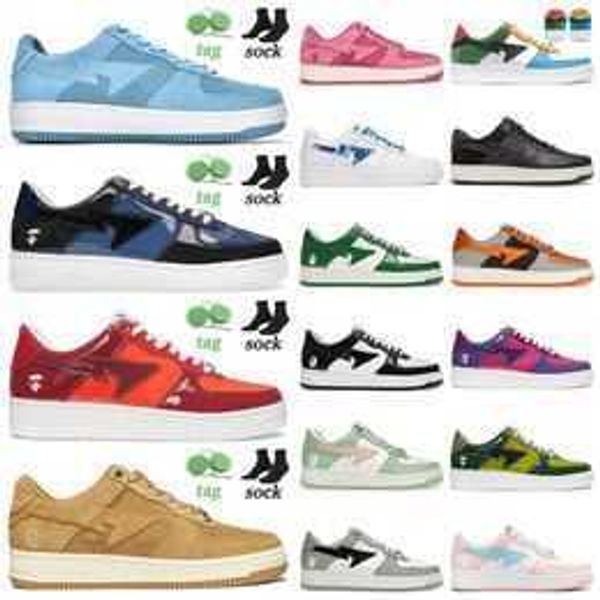2023 designer bapestaesss casual shoes low for men sneakers patent leather black white blue camouflage skateboarding jogging sports trainers
2023 designer bapestaesss casual shoes low for men sneakers patent leather black white blue camouflage skateboarding jogging sports trainers