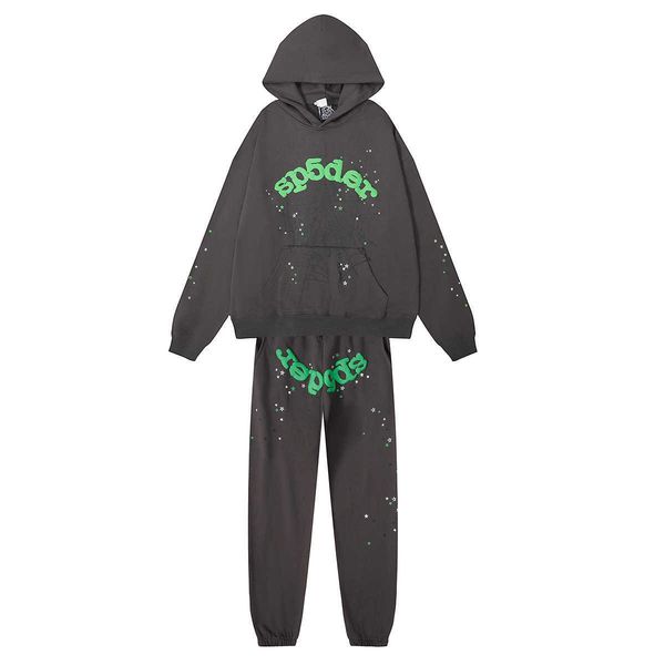 sp5der 555555 spider web green foam printed high gram heavy loop men's and women's loose casual hooded sweater, Black
sp5der 555555 spider web green foam printed high gram heavy loop men's and women's loose casual hooded sweater, Black