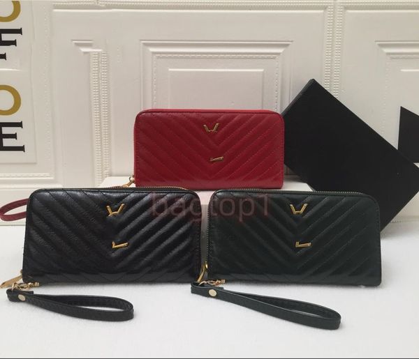 wallets luxurys designers wallet quilted womens original brand mens ladies fashion black gold caviar genuine leather card chain bag, Red;black
wallets luxurys designers wallet quilted womens original brand mens ladies fashion black gold caviar genuine leather card chain bag, Red;black