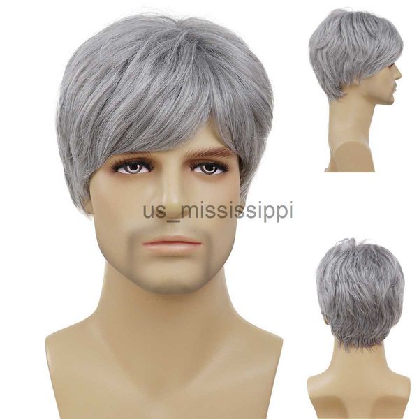 synthetic wigs gnimegil synthetic short men wig cosplay silver grey wig with bangs korean male hair hairstyle grandpa halloween costume wigs, Black
synthetic wigs gnimegil synthetic short men wig cosplay silver grey wig with bangs korean male hair hairstyle grandpa halloween costume wigs, Black