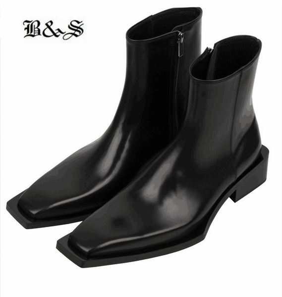 boots black street square toe genuine leather handmade skinny boots thick sole platform wedge dress wedding botas 230825
boots black street square toe genuine leather handmade skinny boots thick sole platform wedge dress wedding botas 230825