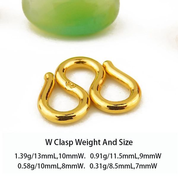 necklaces real 24k yellow gold s shape clasp m clasp circle with circle can suit for necklace pure chain, Silver
necklaces real 24k yellow gold s shape clasp m clasp circle with circle can suit for necklace pure chain, Silver