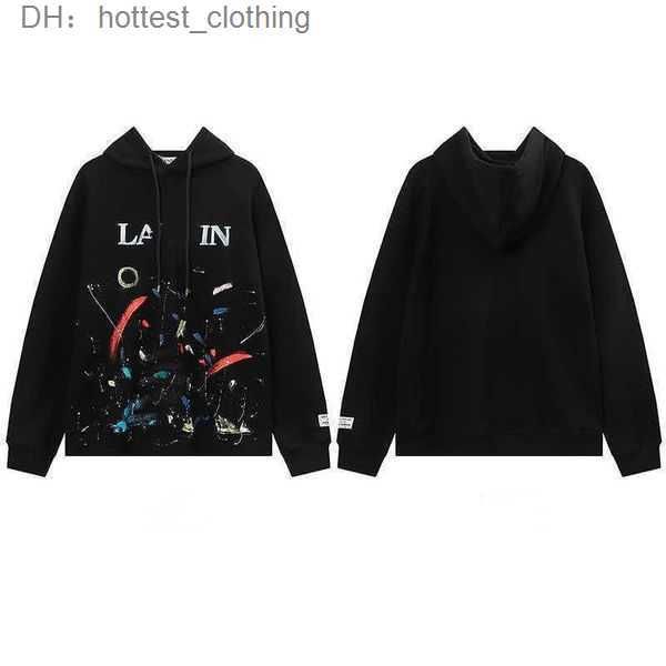 lanvin hoodie designer luxury classic hoodie embroidery splash ink letter speckle print distressed men's of ma'amlovers trend lanv, Black
lanvin hoodie designer luxury classic hoodie embroidery splash ink letter speckle print distressed men's of ma'amlovers trend lanv, Black