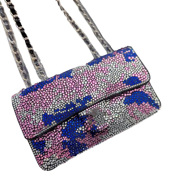 classic flap crystal series shiny crossbody bags 7a quality silver metal hardware chain bling bling shoulder bag luxury designer handbags pu
classic flap crystal series shiny crossbody bags 7a quality silver metal hardware chain bling bling shoulder bag luxury designer handbags pu