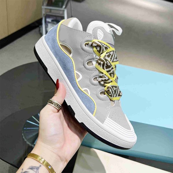 2023 designer mesh shoes boot men women laceup extraordinary sneaker embossed leather curb sneakers calfskin rubber nappa platformsole shoe, Black
2023 designer mesh shoes boot men women laceup extraordinary sneaker embossed leather curb sneakers calfskin rubber nappa platformsole shoe, Black