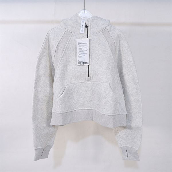 Women Half Zipper Jacket Scubaa Autumn Hoodies Sweat Shirt Lululy Lemenly Yoga Jackets Ladies Sport Thick Loose Short Style with Fleece Ll826, Cream
Women Half Zipper Jacket Scubaa Autumn Hoodies Sweat Shirt Lululy Lemenly Yoga Jackets Ladies Sport Thick Loose Short Style with Fleece Ll826, Cream