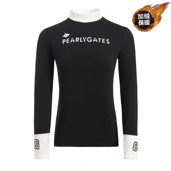 women's polos golf clothing autumn and winter women's plush bottoming shirt elastic sports warm t-shirt slim fitting anti pilling, White
women's polos golf clothing autumn and winter women's plush bottoming shirt elastic sports warm t-shirt slim fitting anti pilling, White