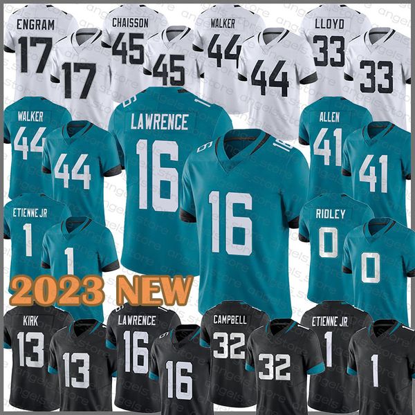 16 trevor lawrence football jerse jacksonvilles jaguars 44 travon walker travis etienne josh allen calvin ridley k lavon chaisson evan engra, Black;red
16 trevor lawrence football jerse jacksonvilles jaguars 44 travon walker travis etienne josh allen calvin ridley k lavon chaisson evan engra, Black;red
