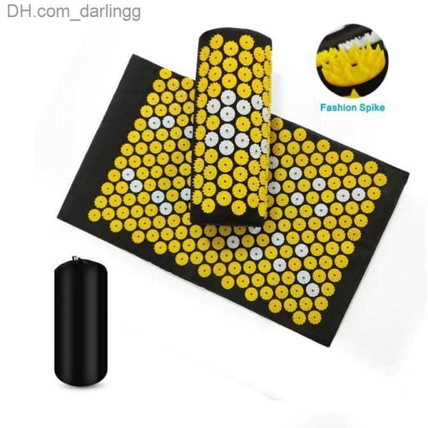 magnet acupressure mat massage pad pillow set relieve stress body pain spike cushion non-slip yoga acupuncture mat pilates mat q230826
magnet acupressure mat massage pad pillow set relieve stress body pain spike cushion non-slip yoga acupuncture mat pilates mat q230826