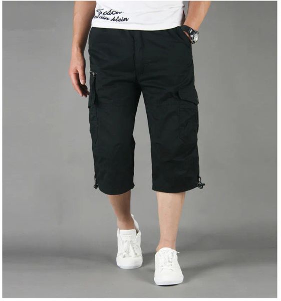 men's shorts summer mens casual cotton cargo shorts long length multi pocket capri pants male military camouflage short size m-5xl, White;black
men's shorts summer mens casual cotton cargo shorts long length multi pocket capri pants male military camouflage short size m-5xl, White;black