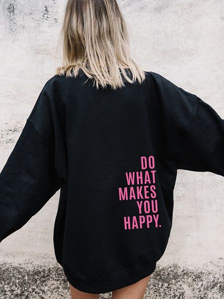 women s hoodies sweatshirts do what makes you happy letter female pullover personality funny o neck clothing all math casual hip hop womens, Black
women s hoodies sweatshirts do what makes you happy letter female pullover personality funny o neck clothing all math casual hip hop womens, Black