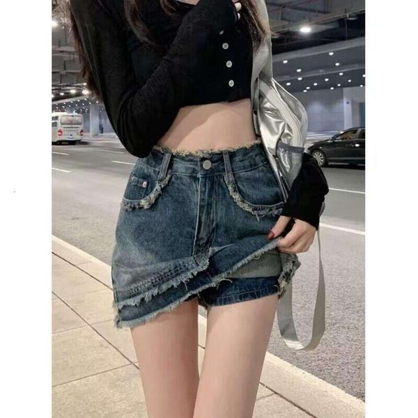 mixian babes style retro denim skirt for women summer design niche raw edge a line, Black
mixian babes style retro denim skirt for women summer design niche raw edge a line, Black