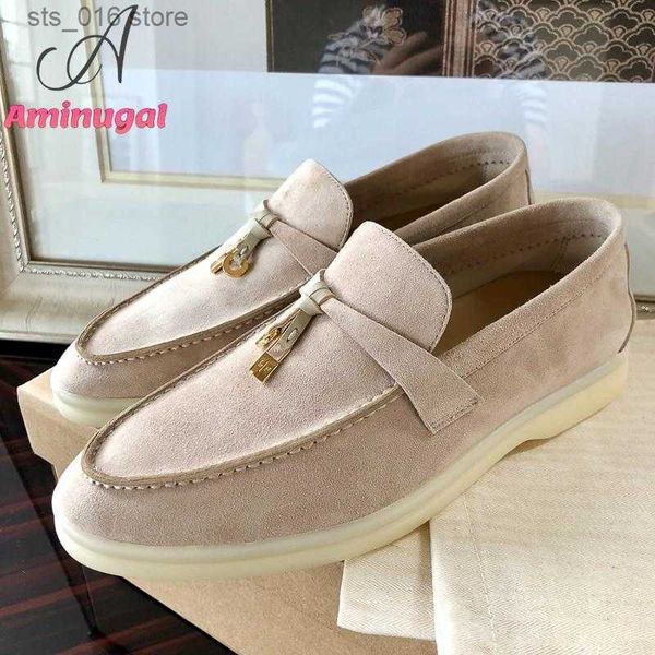 dress shoes aminugal cow suede real leather great quality 2023 spring summer cashmere flats women's leisure classic comfy walking loafe, Black
dress shoes aminugal cow suede real leather great quality 2023 spring summer cashmere flats women's leisure classic comfy walking loafe, Black
