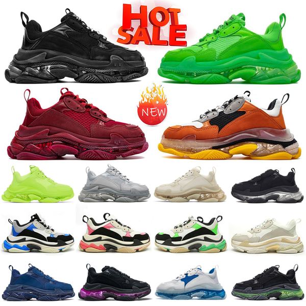 designer mens womens running shoes new product triple s orange black white blue red green vintage beige crystal clear sole outdoor sport sne
designer mens womens running shoes new product triple s orange black white blue red green vintage beige crystal clear sole outdoor sport sne