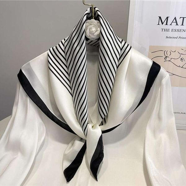 title black and white striped scarf womens spring autumn matching shirt business wear neck protection thin, Blue;gray
title black and white striped scarf womens spring autumn matching shirt business wear neck protection thin, Blue;gray