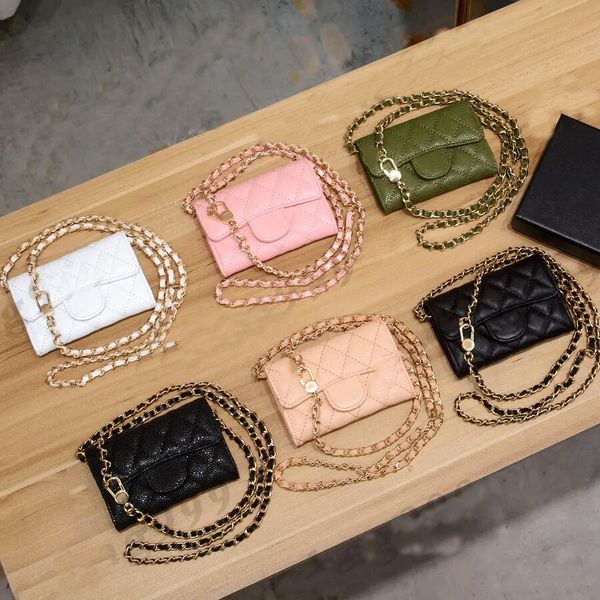 caviar mini coins purses with chain crossbody bags cowhide flap designer wallets classic quilted womens small card holder waist bag luxuries
caviar mini coins purses with chain crossbody bags cowhide flap designer wallets classic quilted womens small card holder waist bag luxuries