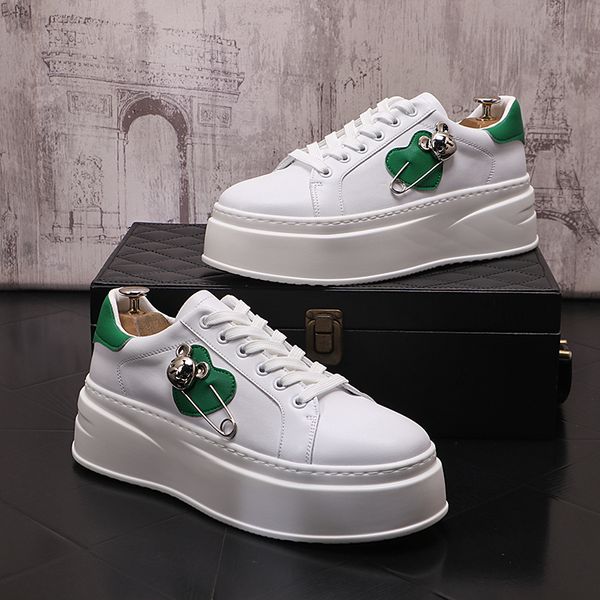 fashion white platform shoes designer rock punk office sneakers thick bottom business driving walking loafers, Black
fashion white platform shoes designer rock punk office sneakers thick bottom business driving walking loafers, Black