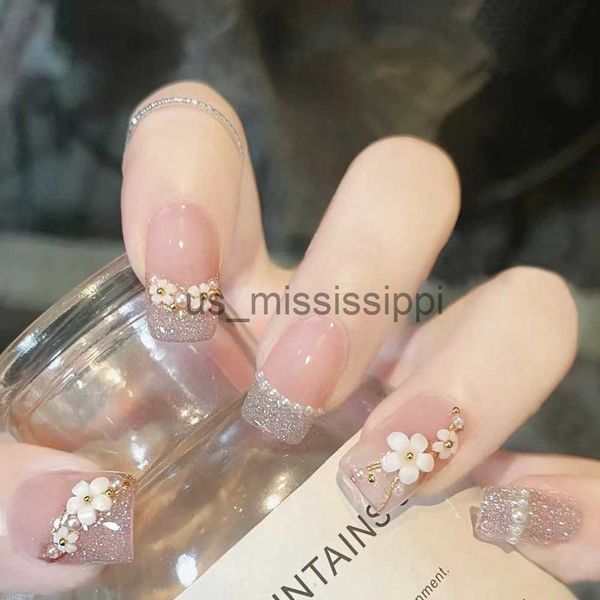 false nails 24pcs sweet flower design fake nails patches press on nails women wearable nail art stickers full finished false nail x0826, Red;gold
false nails 24pcs sweet flower design fake nails patches press on nails women wearable nail art stickers full finished false nail x0826, Red;gold