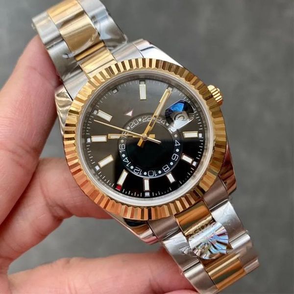 luxury men watch orologio uomo aaa quality mechanical movement casual watches stainless steel strap waterproof wristwatch birthday gift mont, Slivery;brown
luxury men watch orologio uomo aaa quality mechanical movement casual watches stainless steel strap waterproof wristwatch birthday gift mont, Slivery;brown