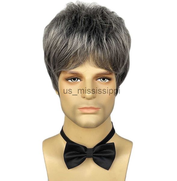 synthetic wigs bchr men's wigs short mens grey wig layered natural hair costume halloween heat resistant synthetic wigs for men male x0, Black
synthetic wigs bchr men's wigs short mens grey wig layered natural hair costume halloween heat resistant synthetic wigs for men male x0, Black