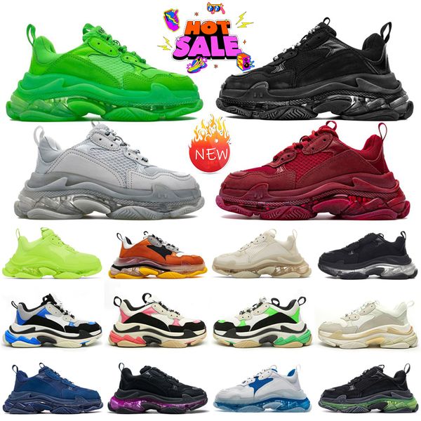 designer mens womens running shoes new product triple s orange black white blue red green vintage beige crystal clear sole outdoor sport sne
designer mens womens running shoes new product triple s orange black white blue red green vintage beige crystal clear sole outdoor sport sne