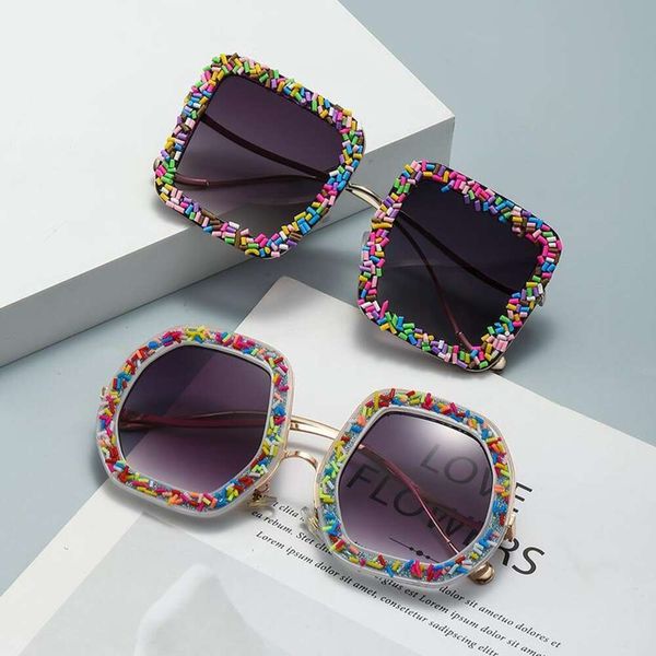cake cat eye sunglasses fashion unique all match crushed candy trendy party, White;black
cake cat eye sunglasses fashion unique all match crushed candy trendy party, White;black