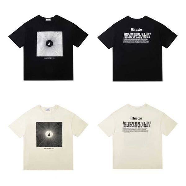 fashion brand rhude character falling abstract high street fashion loose short-sleeved t-shirt for couples, White;black
fashion brand rhude character falling abstract high street fashion loose short-sleeved t-shirt for couples, White;black