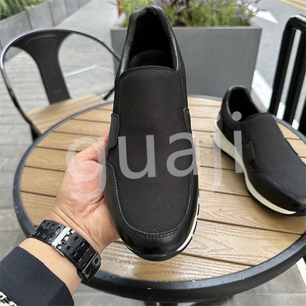 designer dress shoes genuine leather men's sports casual slip-on canvas leather shoes, Black
designer dress shoes genuine leather men's sports casual slip-on canvas leather shoes, Black