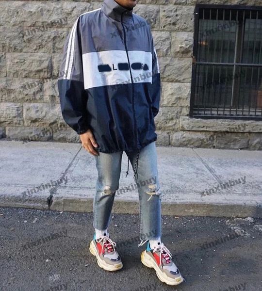 xinxinbuy men designer coat jacket windbreaker three color panelled letter print long sleeve women gray black khaki green s-3xl, Black;brown
xinxinbuy men designer coat jacket windbreaker three color panelled letter print long sleeve women gray black khaki green s-3xl, Black;brown
