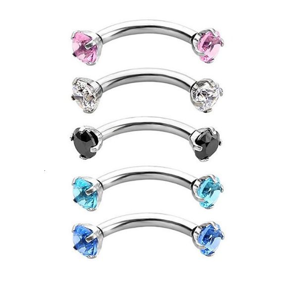labret lip piercing jewelry curved eyebrow ring clear cz gem m round zircon internally threaded nail stainless steel bending body 16g hip ho, Black
labret lip piercing jewelry curved eyebrow ring clear cz gem m round zircon internally threaded nail stainless steel bending body 16g hip ho, Black