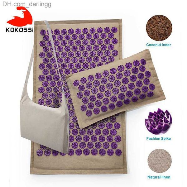 kokossi massage yoga mat triangle lotus acupuncture massage mat with pillow relieve stress back body pain yoga mat q230826
kokossi massage yoga mat triangle lotus acupuncture massage mat with pillow relieve stress back body pain yoga mat q230826