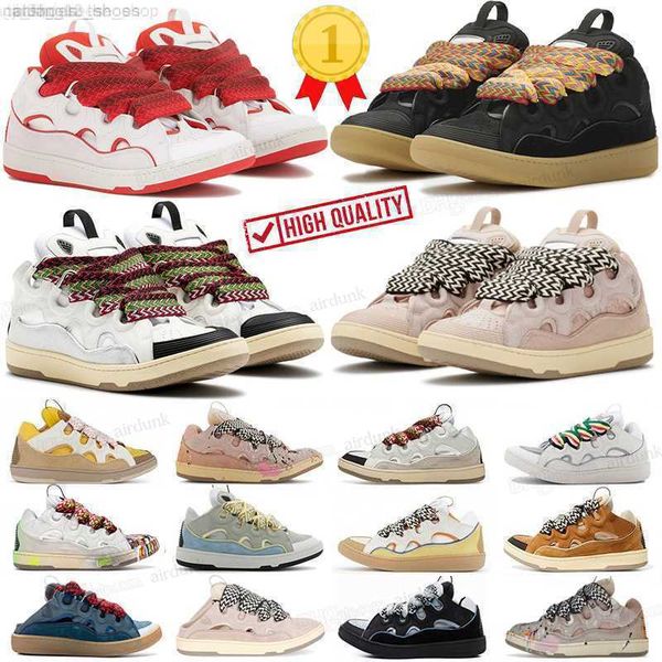 curb sneakers designer mesh shoes for men women extraordinary embossed nappa leather suede calfskin rubber platform sole shoe woven lace-up, Black
curb sneakers designer mesh shoes for men women extraordinary embossed nappa leather suede calfskin rubber platform sole shoe woven lace-up, Black