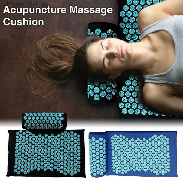 acupuncture massage yoga mat massage mat with neck needles on the head foot massager pad blacksmith applicator relieve back pain q230826
acupuncture massage yoga mat massage mat with neck needles on the head foot massager pad blacksmith applicator relieve back pain q230826
