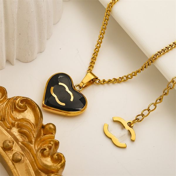 luxury designer pendant neckalce 18k gold plated heart shape pendant link c letters necklaces for women girls valentine's day mother�, Silver
luxury designer pendant neckalce 18k gold plated heart shape pendant link c letters necklaces for women girls valentine's day mother�, Silver