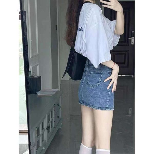 korean high waisted babes split denim skirt pants female bag hip spring and summer design short a line, Black
korean high waisted babes split denim skirt pants female bag hip spring and summer design short a line, Black