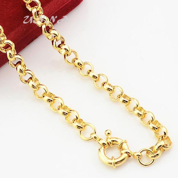 necklaces 6mm classic yellow gold color rolo necklacewomens men jewelry link chains long maxi, Silver
necklaces 6mm classic yellow gold color rolo necklacewomens men jewelry link chains long maxi, Silver