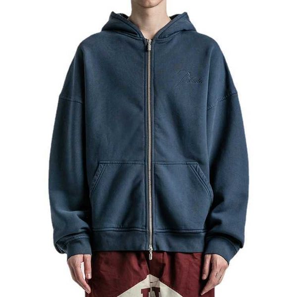 rhude letter embroidery hooded cardigan sweatshirt high street fashion brand casual splice capsule zipper plush coat male, Black
rhude letter embroidery hooded cardigan sweatshirt high street fashion brand casual splice capsule zipper plush coat male, Black