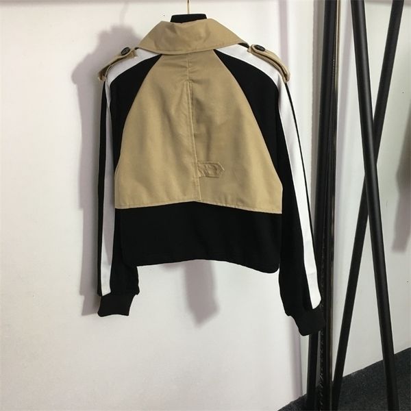 womens jackets lapel shoulder raglan long sleeve ultra short casual coat ribbon color matching contrast jacket 230826, Black;brown
womens jackets lapel shoulder raglan long sleeve ultra short casual coat ribbon color matching contrast jacket 230826, Black;brown