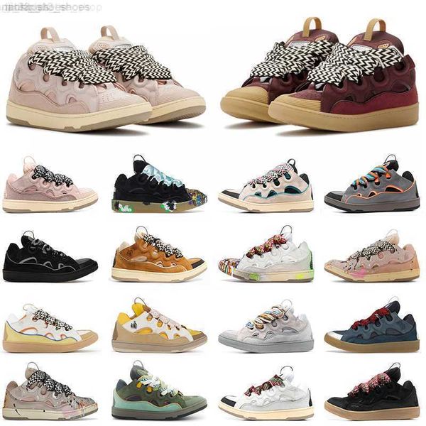 2023 fashion shoes men women lavins lace up extraordinary sneaker embossed leather curb sneakers calfskin rubber nappa platform mesh shoe de, Black
2023 fashion shoes men women lavins lace up extraordinary sneaker embossed leather curb sneakers calfskin rubber nappa platform mesh shoe de, Black