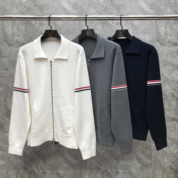 men's jackets tb new polo collar double woven zipper jacket coat autumn/winter casual long sleeve zipper outerwear style, Black;brown
men's jackets tb new polo collar double woven zipper jacket coat autumn/winter casual long sleeve zipper outerwear style, Black;brown
