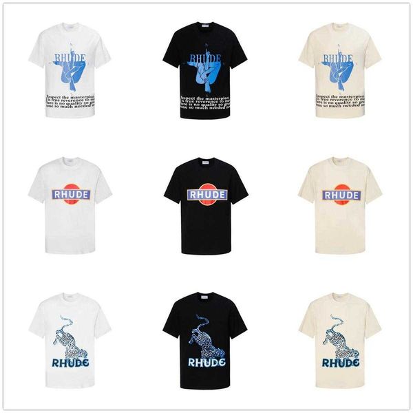 2023 fashion brand rhude letter slogan leopard print short sleeve t-shirt for men and women high street loose half sleeve, White;black
2023 fashion brand rhude letter slogan leopard print short sleeve t-shirt for men and women high street loose half sleeve, White;black